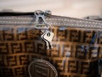 Fend Zucca Pattern Boston Bag
