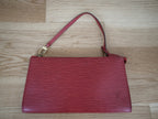 Louis Vuitton Red Epi Leather Pochette